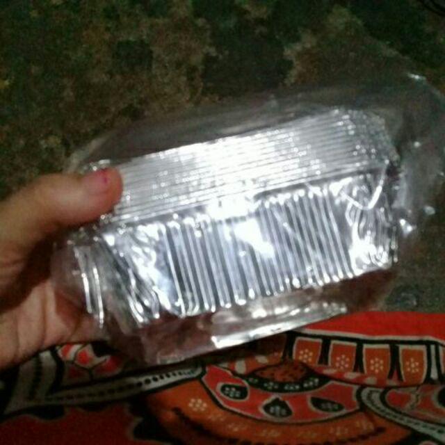 Cup Aluminium Foil Persegi Panjang+tutup/loyang Macaroni/cup Macaroni