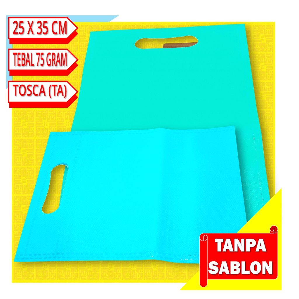 

Tas Spunbond Model Plong 25 x 35 CM Warna Tosca (TA)