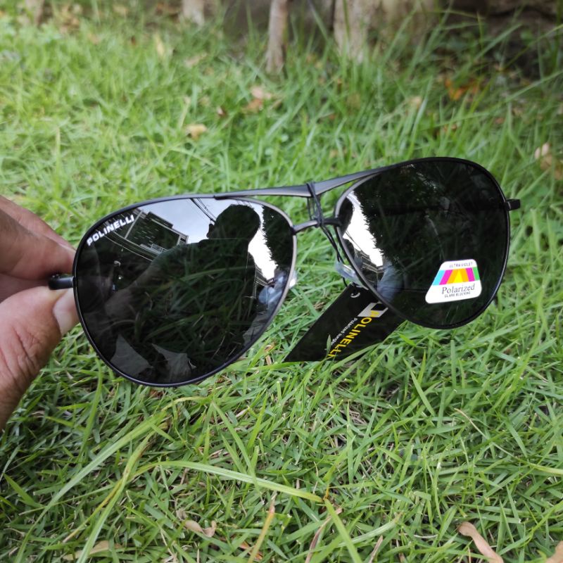 Original POLINELLI Kacamata Polarized Ultraviplet Anti Radiasi Sunglasess Glare blocking PASER IKAN