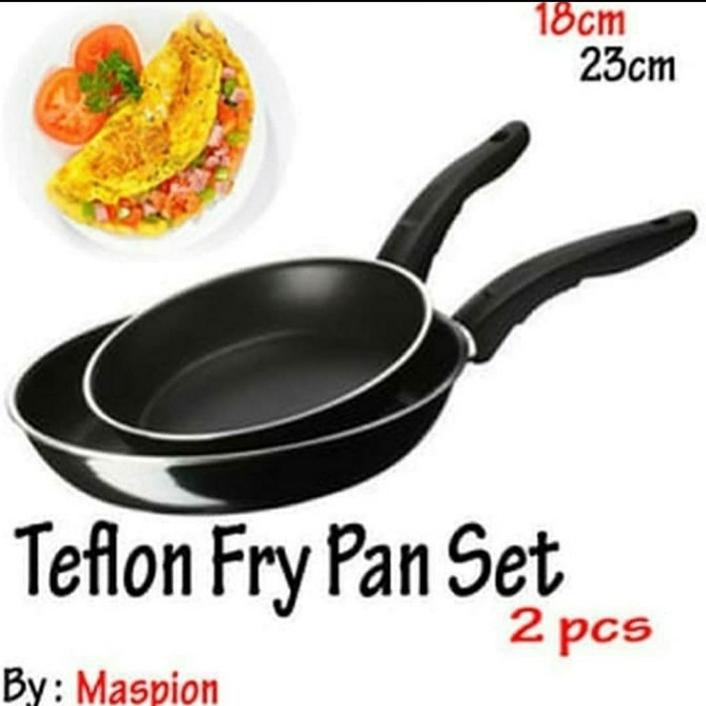 Fry Pan Maspion Set (Fry Pan + Fry Pan) - Teflon Maspion