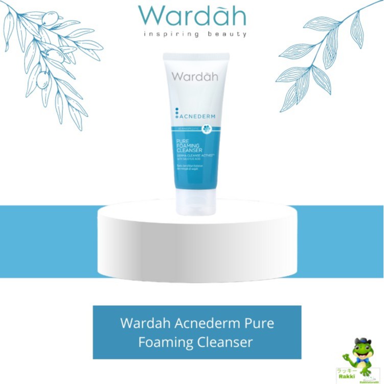 ❣️Rakkistore99❣️Wardah ACNEDERM Pure Foaming Cleanser 60ml (ACNEDERM CLEANSER)