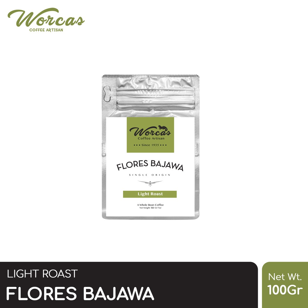 

WORCAS Kopi Arabika Flores Bajawa 100 Gram - Light Roast