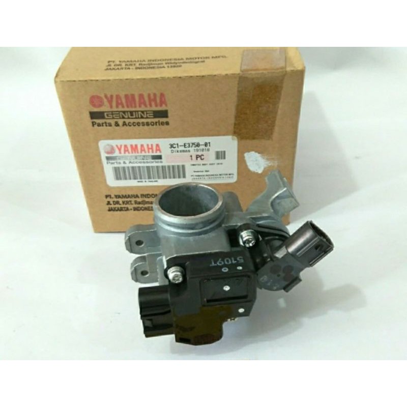 THROTTLE THROTEL TROTEL BODY BODI VIXION OLD LAMA ASLI ORI YAMAHA 3C1 E3750 01