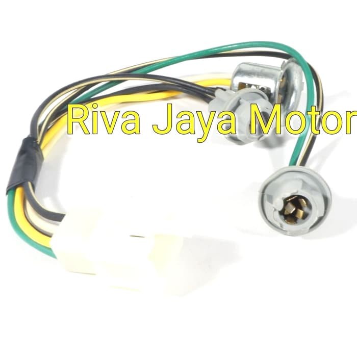 FITING FITTING SOKET LAMPU DEPAN SMASH SHOGUN 110 KEBO, SHOGUN R NEW
