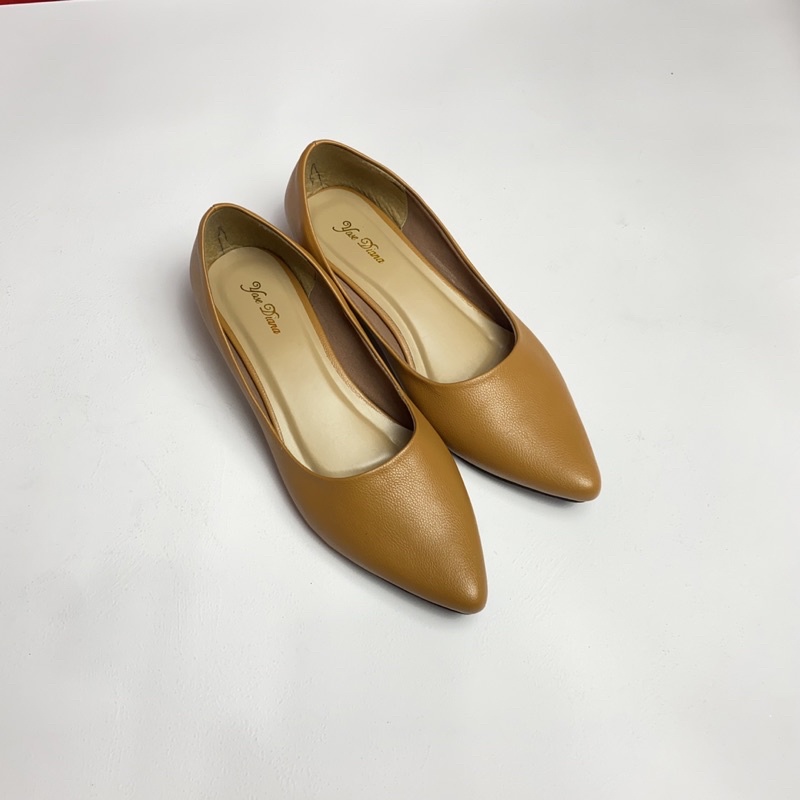 Sepatu Pantofel Wanita Heels 3 Cm Sol Non Slip karet  ( Premium )