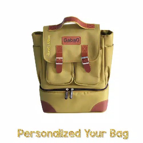 Gabag - Cooler Bag - Thermal Bag Lemon Backpack  8997279108075 Tas Pendingin, Tas Diaper