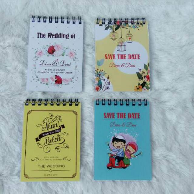 

Suvenir / Souvenir Notebook untuk pernikahan, ulang tahun, seminar Custome