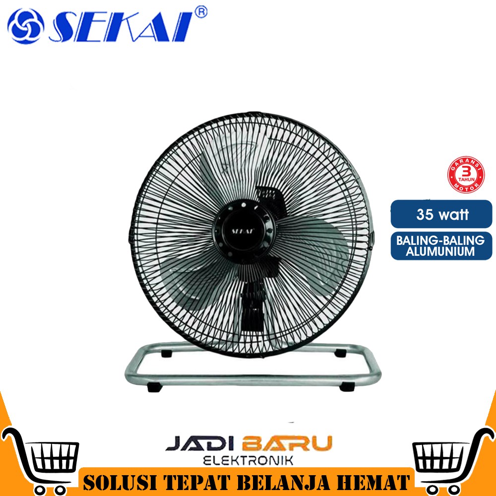 (READY COD) Kipas Angin Sekai HFN1210 / HFN 1210 / HFN-1210 Besi Tornado Duduk Dan Dinding GARANSI R