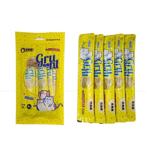 Cemilan Kucing Food Cat Grunt Makanan Penggemuk Kucing 15gr FEFARM