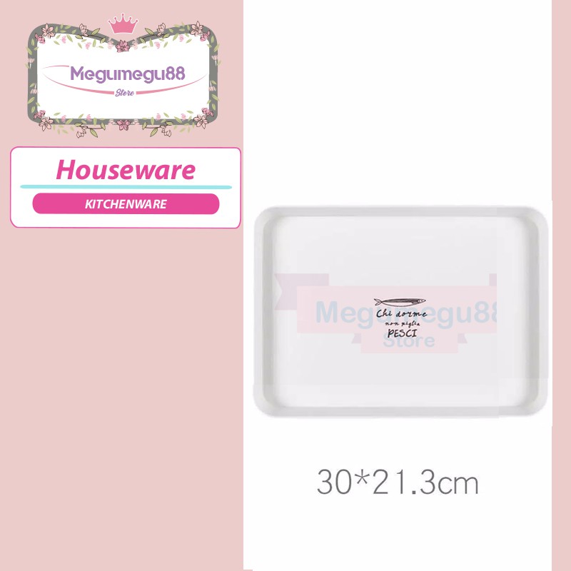 ENOLA TRAY/NAMPAN PLASTIK/NORDIC STYLE/MODEL PESCI/MODEL L"APPETITO