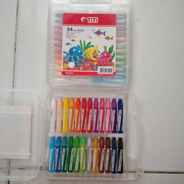 

Dijual crayon titi 24 warna krayon titi