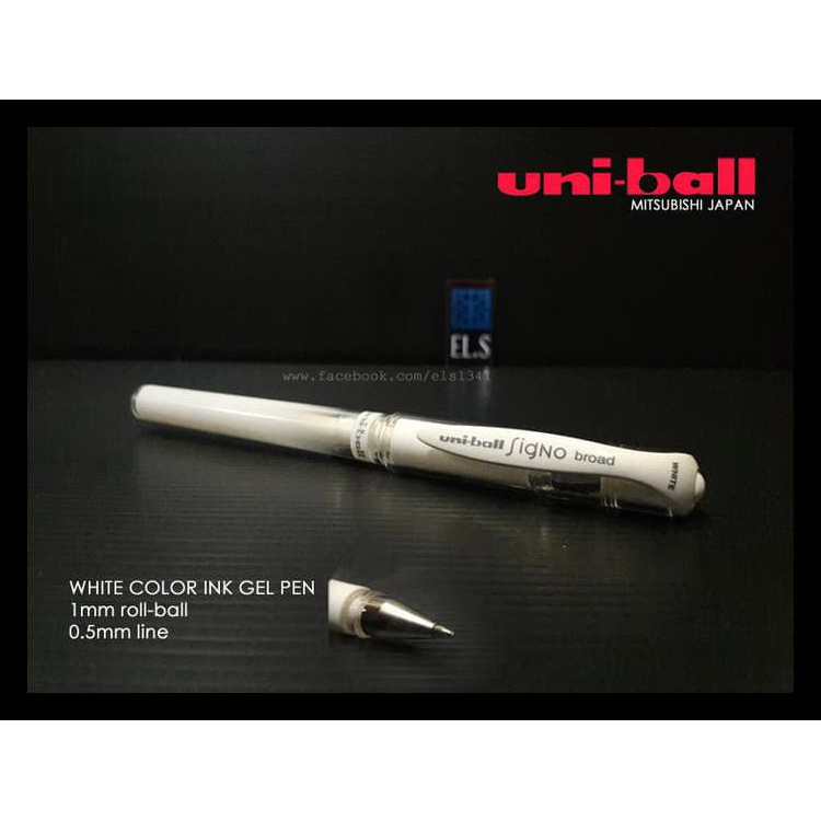 

Hot Product Uni-Ball Signo Broad Pen Gel White Promo