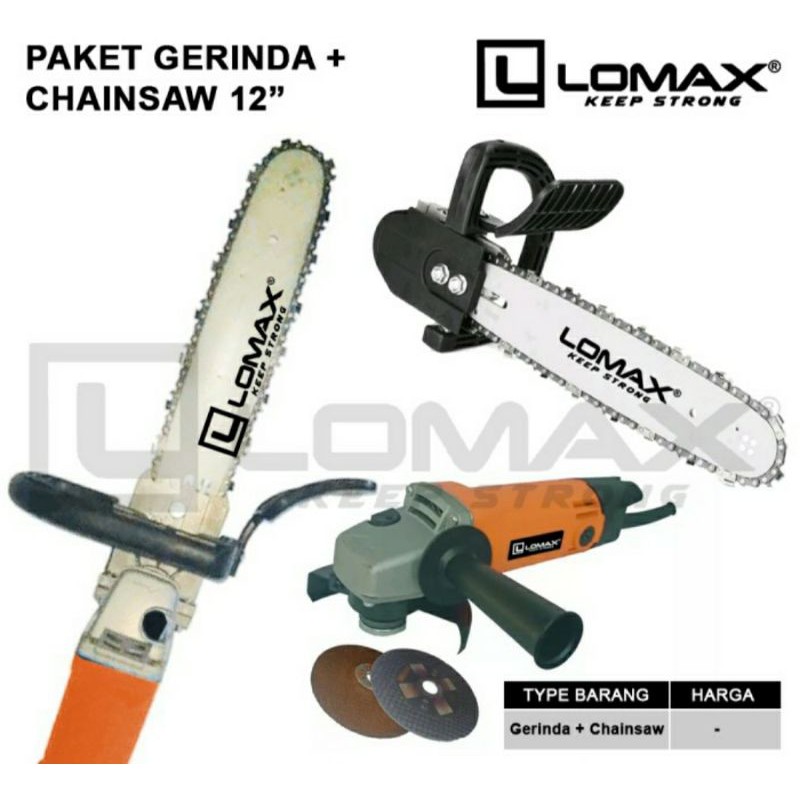 Mesin Gerinda Edon Chainsaw 12Inch Lomax