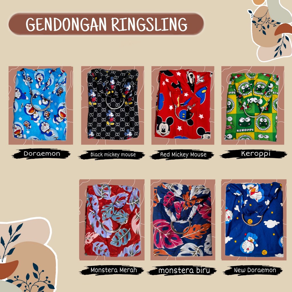 gendongan bayi gendongan ring sling carrier baby