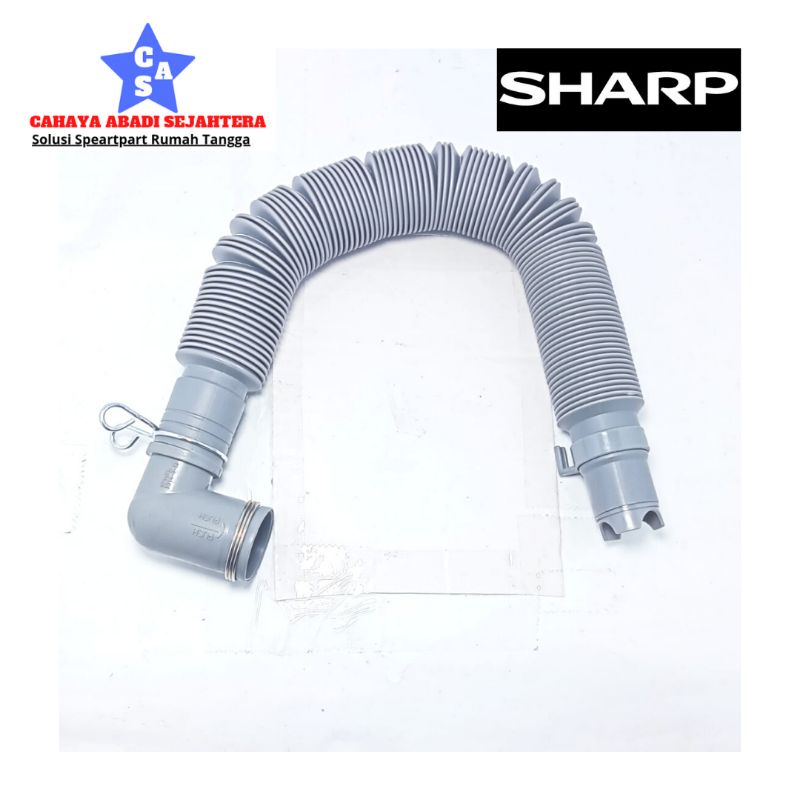selang pembuangan air mesin cuci satu tabung sharp