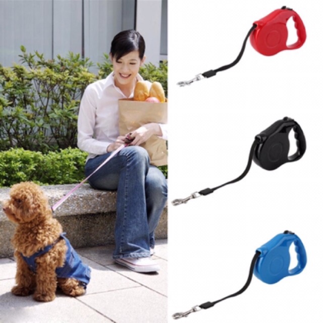 Tali Tuntun Hewan Otomatis Anjing Kucing/Cat Dog - Pet Automatic Leash Retractable