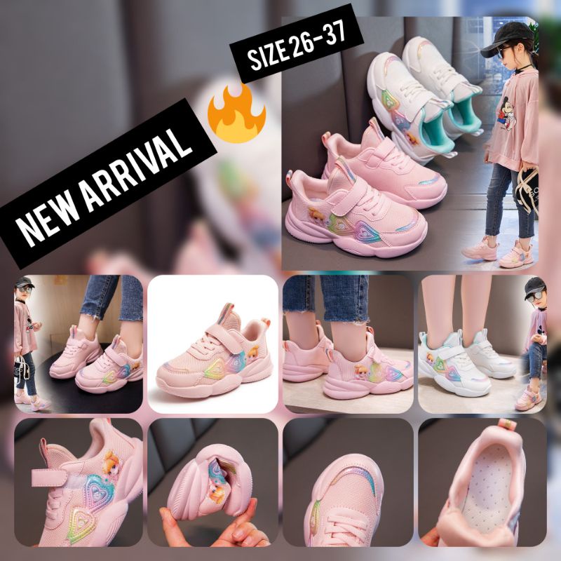 Sepatu Anak Import/Seneakers Anak Perempuan/Sepatu Anak Style Korea