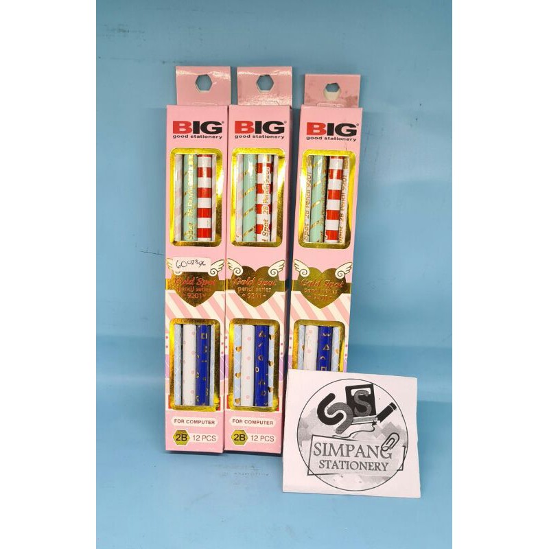 

Pensil 2B Big Gold Spot/dsn