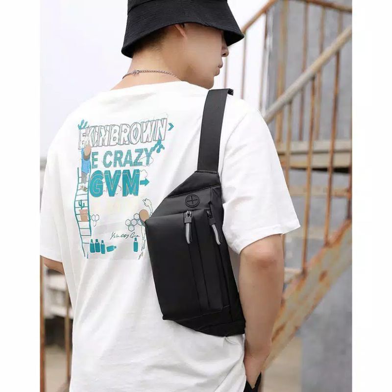 Promo tas slempang waistbag pria wanita unisex ANTI AIR