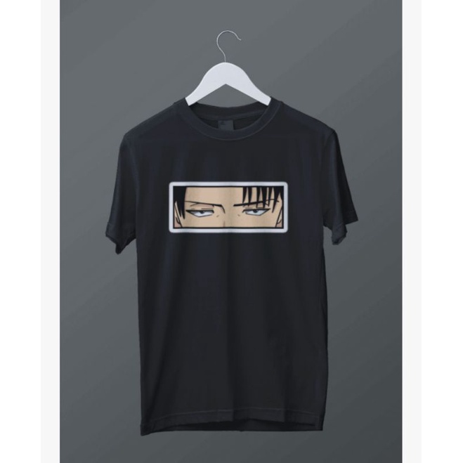 KAOS ATTACK ON TITAN LEVI ANIME BAJU PRIA