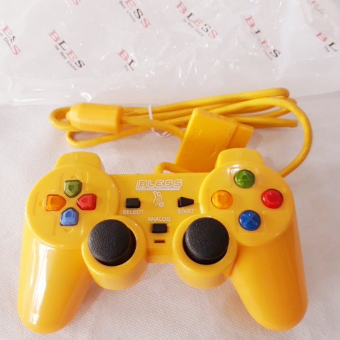 Stick Ps2 Serat Warna Kuning