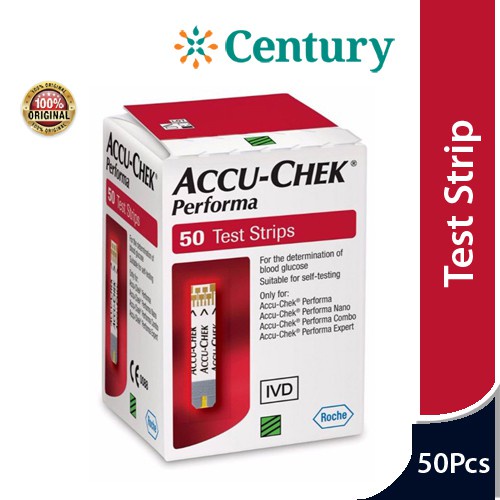 Accu-Chek Performa Strip Isi 50 / test strip alat ukur kadar gula darah / Diabet / Diabetes melitus