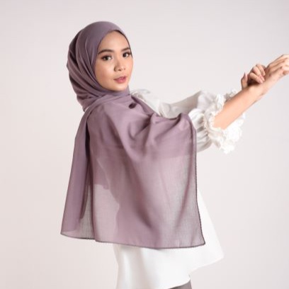 PASHMINA- PASHMINA CROCHET LESTI DAILY - LAVENDER -PASHMINA.