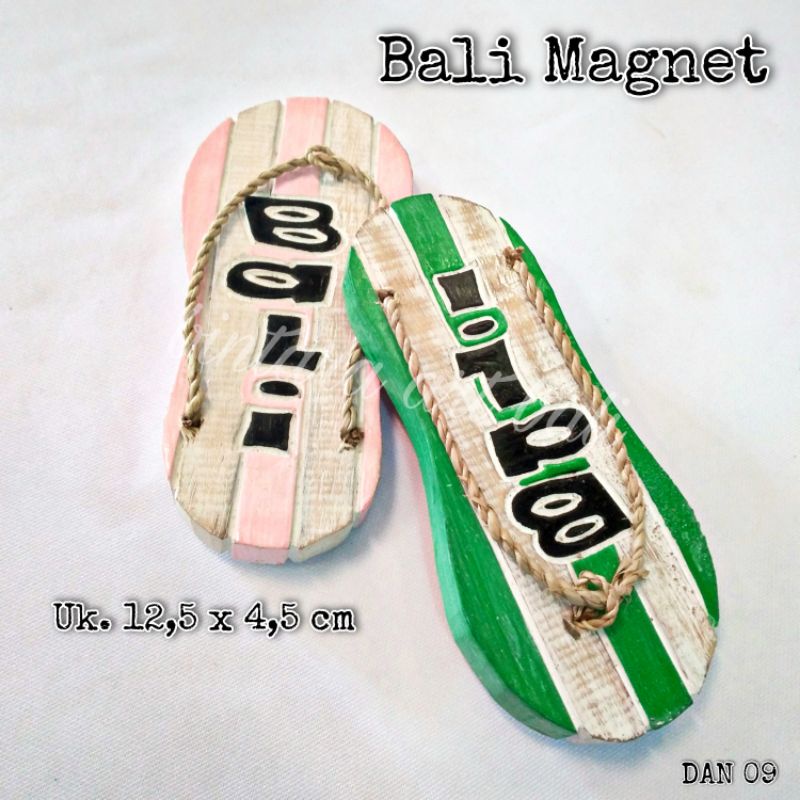 magnet kulkas tempelan kulkas sandal fridge magnet bali oleh oleh souvenir magnet murah bali