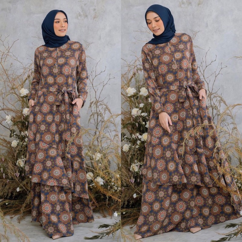 SAIRA DRESS (M) HEAVEN LIGHTS | DRESS MUSLIM | PRELOVED BAGUS