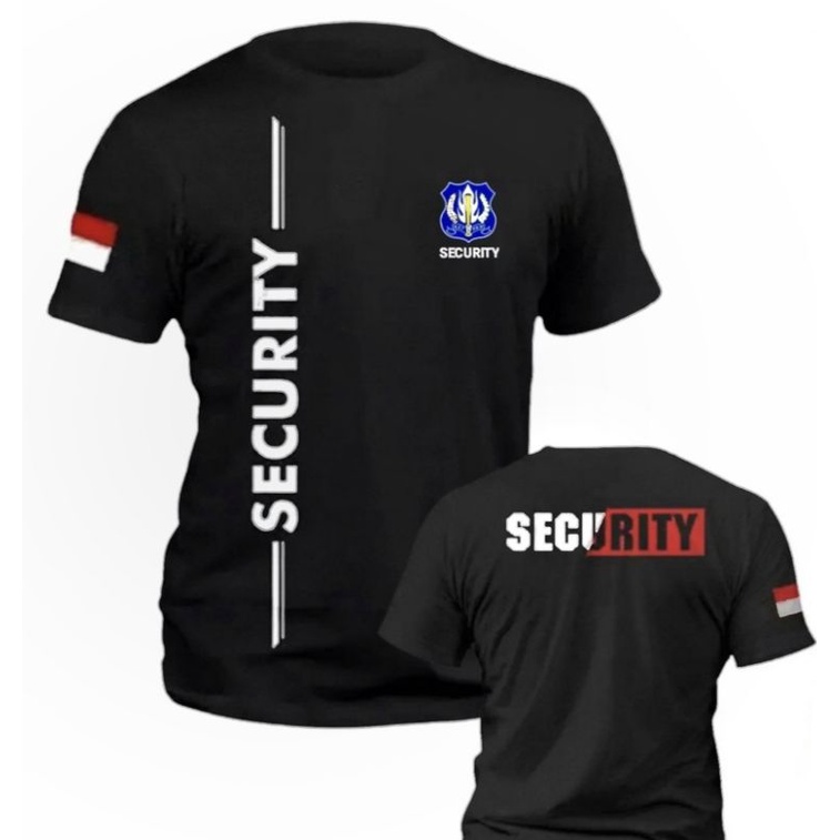 Jual Baju Security Tangan Pendek Kaos Distro Kaos Security Tulisan