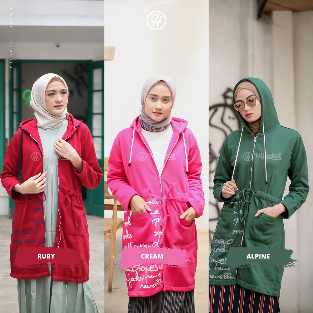 ⏺ Ambil 4 Bayar 1 Aja ⏺ Hijacket® Urbanashion Series (All Size, XL, XXL) Jaket Wanita Bahan 100% Premium Fleece Asli-2