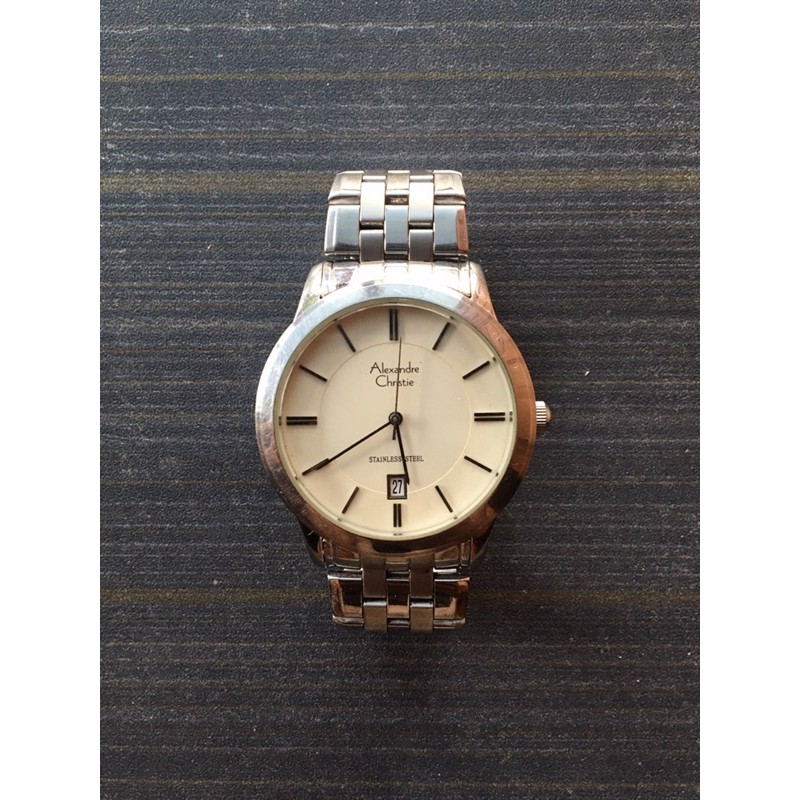 Bekas Second Preloved Jam Tangan Fashion Pria Original Alexandre Christie AC Murah
