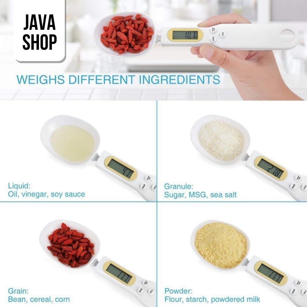 JAVASHOP Sendok Takar Ukur Digital Elektrik Spoon Timbangan Dapur Maksimal