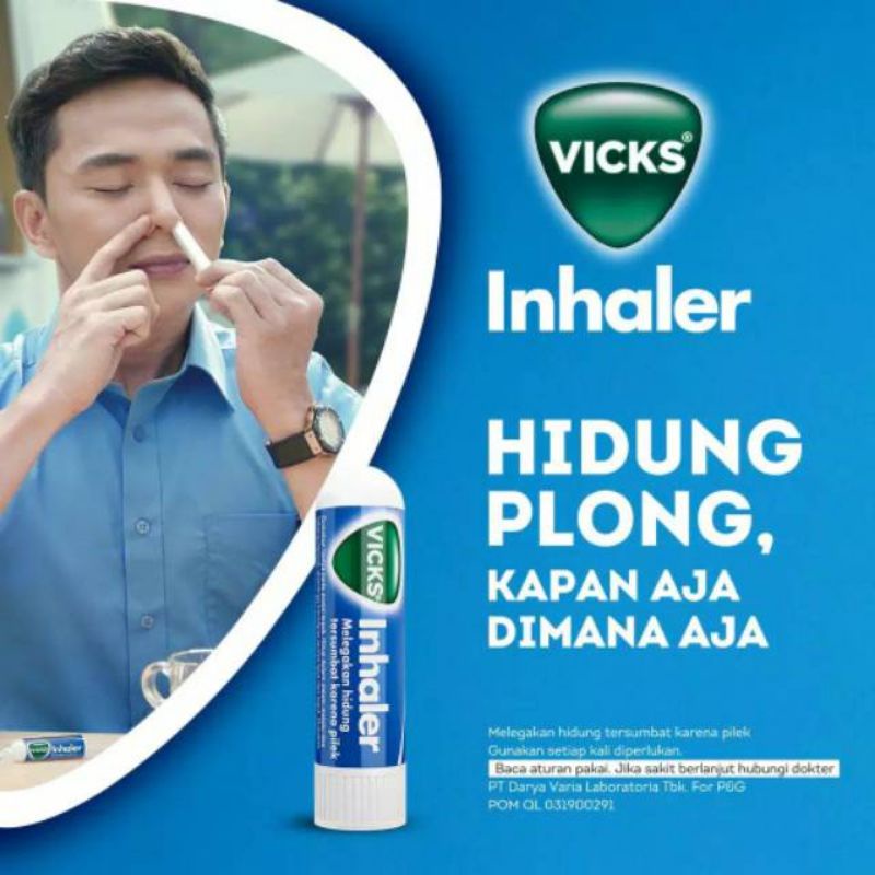 Vicks inhaler melegakan hidung tersumbat karena pilek