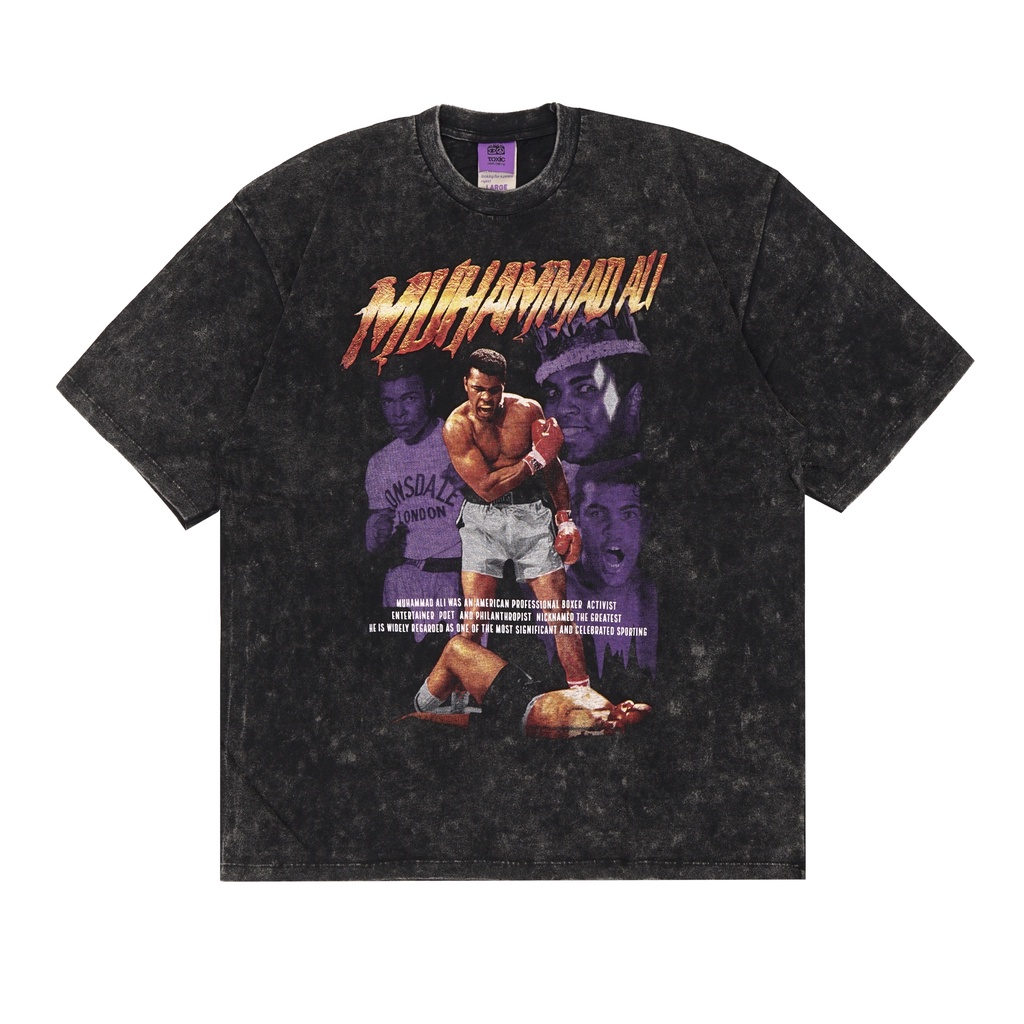 OVERSIZE TSHIRT TOXIC1805 MUHAMMAD ALI WASHING