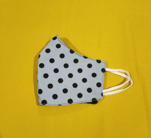 Masker non medis 3ply seri polkadot werkudoro Srikandi