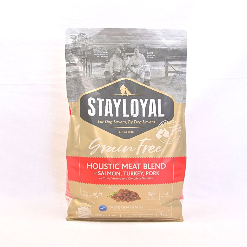 STAYLOYAL Makanan Anjing Holistic Meat Blend Salmon 3kg