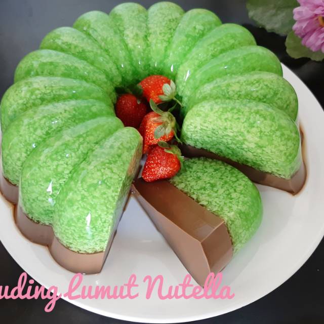 

Puding lumut nutella