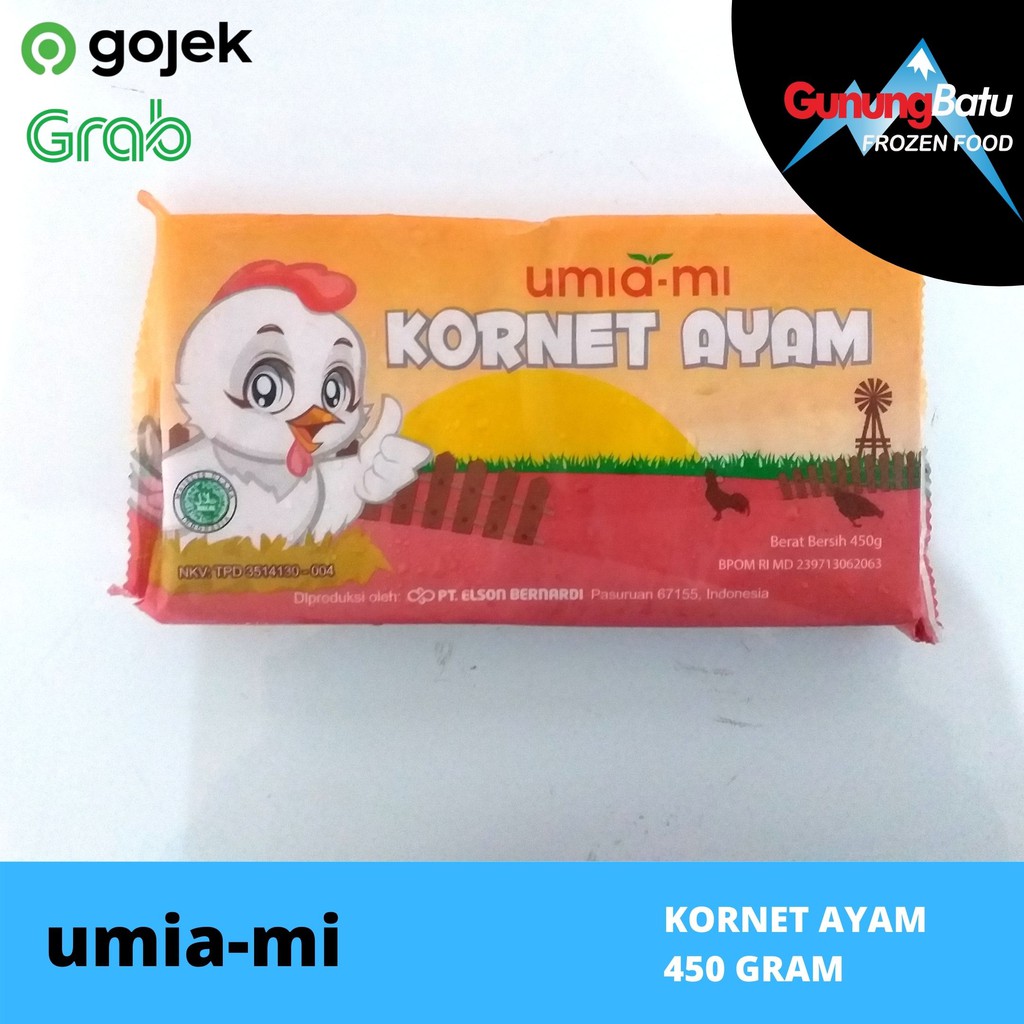 

UMIAMI KORNET AYAM 450 GRAM