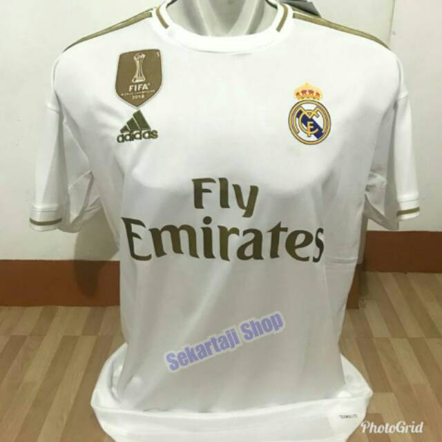 Jersey Big Size Real Madrid Home 2019 / 2020 OFFICIAL + Patch WCC 2018