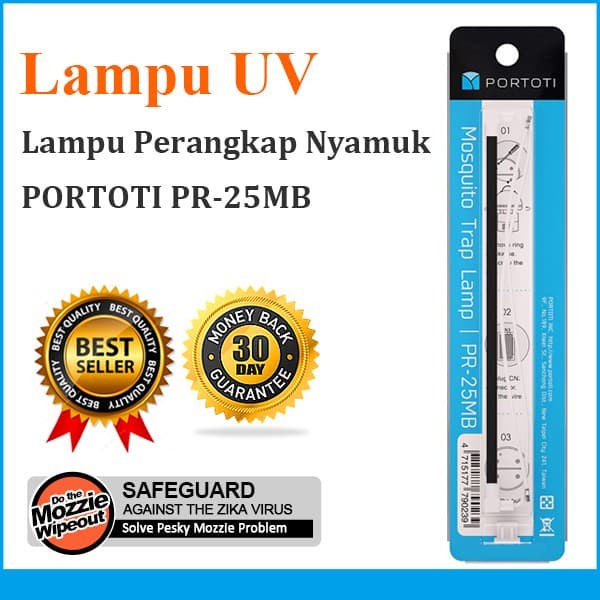 PERANGKAP NYAMUK LAMPU UV FOR PORTOTI MQ-TRAP PR-25MB MOSQUITO TRAP