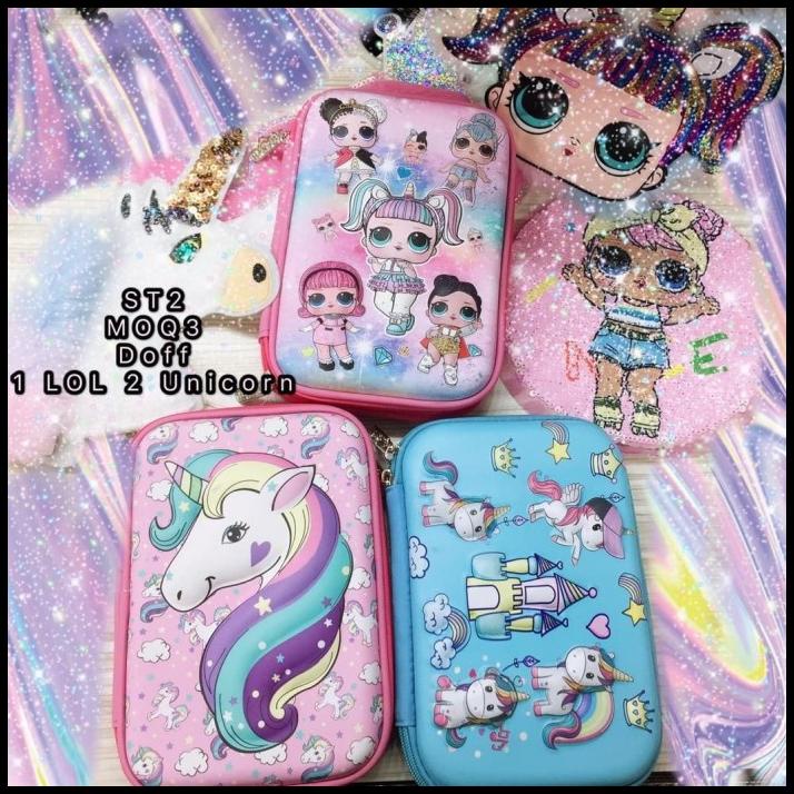 

Kotak Pensil Unicorn Timbul