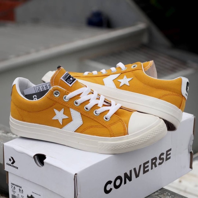SEPATU CONVERSE ONE STAR PLAYER YELLOW PREMIUM HIGH QUALITY - SEPATU CONVERSE
