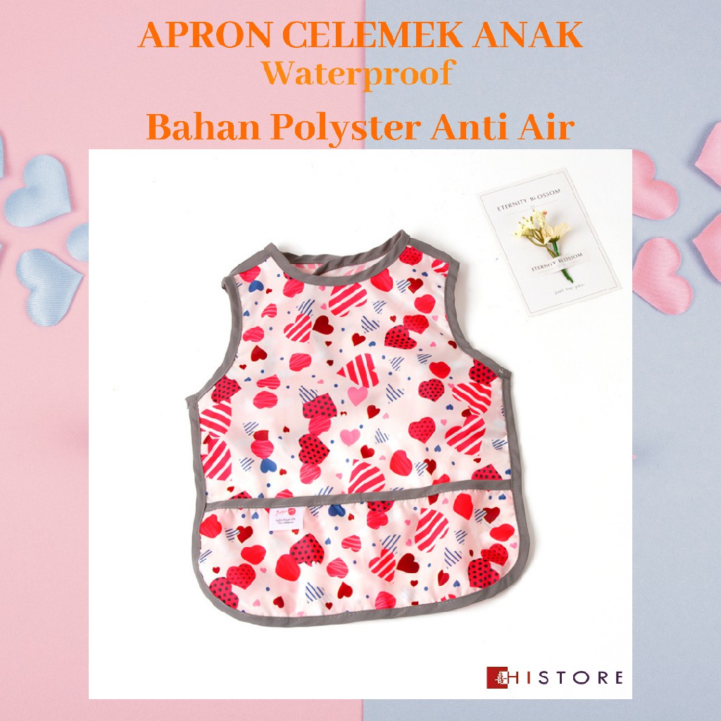 APRON CELEMEK BAYI POLYESTER FABRIC TAHAN AIR BAHAN SUPER PREMIUM