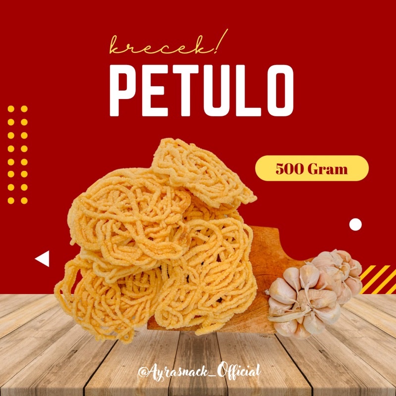 

Kerupuk Petulo 500 Gram / Kerecek Kerupuk / Kerupuk Singkong