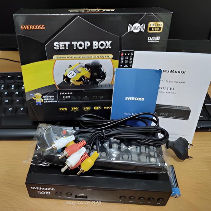 Set Top Bx DVD T2 STB Receiver Siaran Digital TV