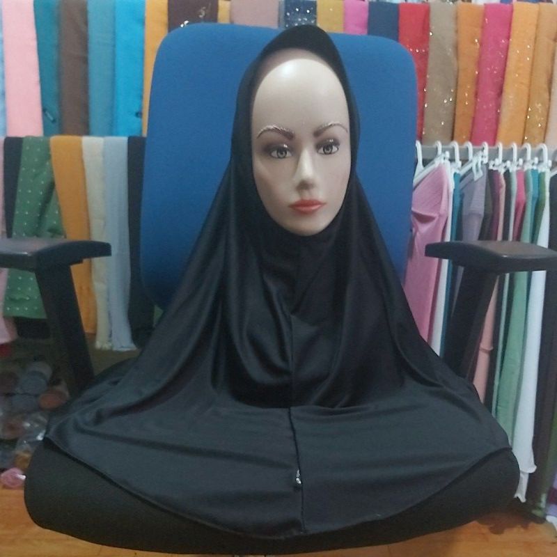 Jilbab Instan Oval  asri collection81-Putih
