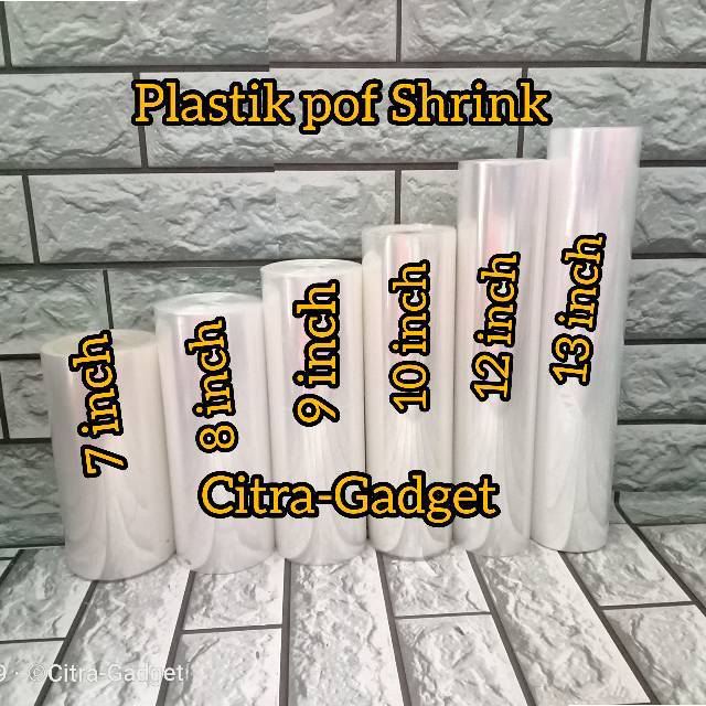 Plastik  POF Shrink Tipis 1kg Untuk Buku, Majalah,  HP