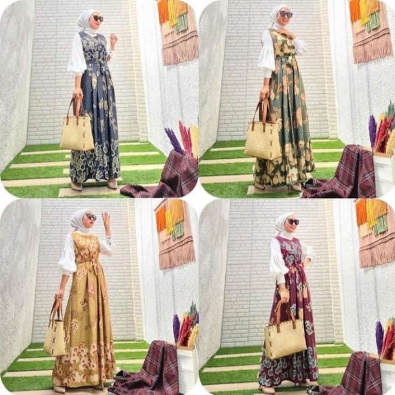 GAMIS TANGAN BALON MAXY TANGAN BALON GAMIS BUSUI HOMEDRESS BALON MAXI DRESS BALON