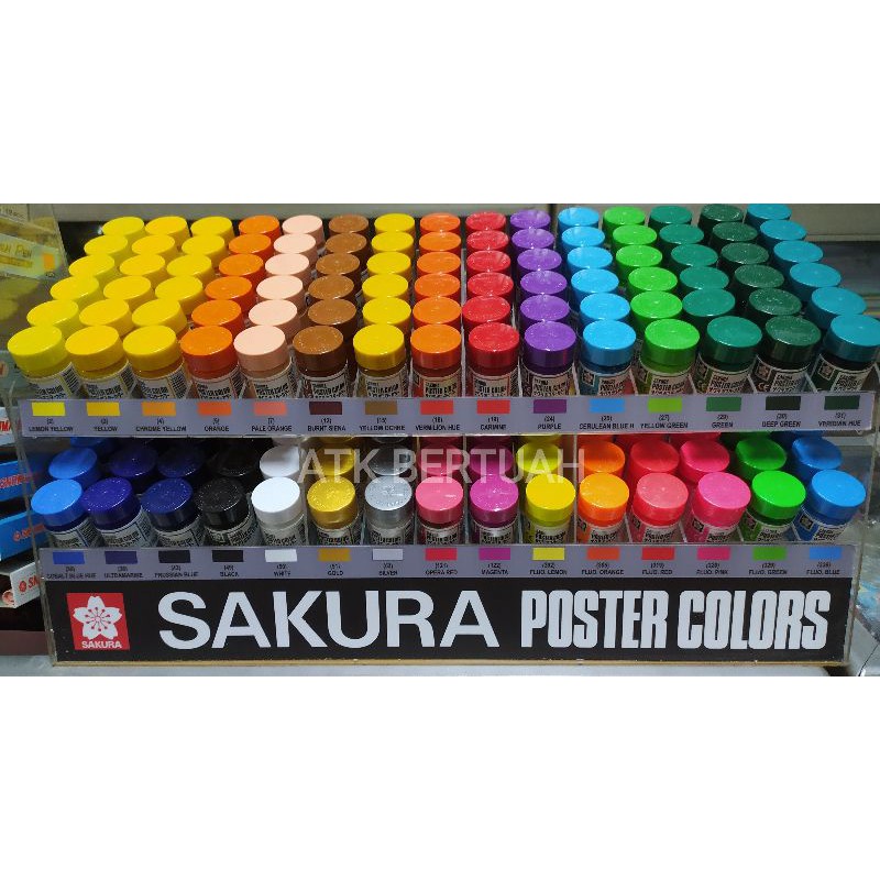 

MilL SAKURA POSTER COLOR 15ML CAT AIR BOTOL KACA